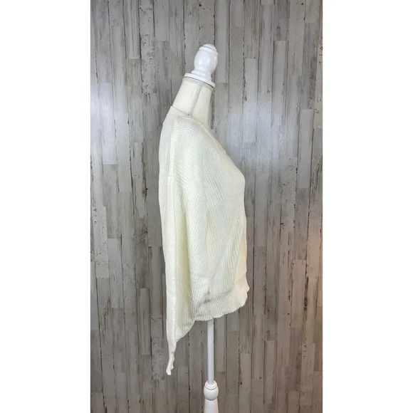 Vintage Aspetcuk Trading Co. Women's‎ XL White V-Neck Knit Pullover Sweater - Picture 6 of 7